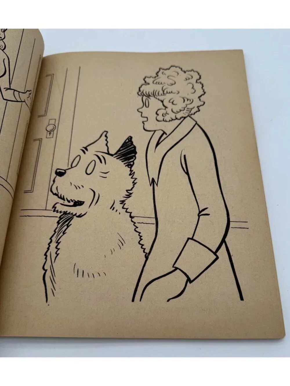 1975 Little Orphan  Annie Sandy Harold Gray coloring book 96pg NOS Unused #1